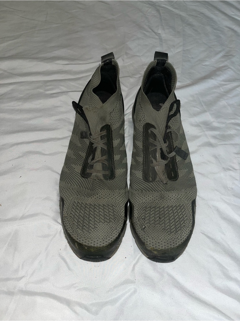 Men's Navy Green Timberland Pro Steel Toe lightweight work shoes (Warehouse)